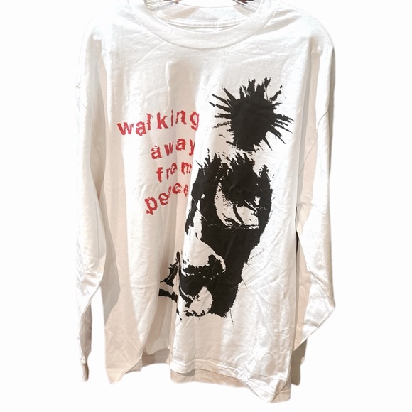 Works Of Madness Walking Away From Peace Long Sleeve Tee - Picture 2 of 12